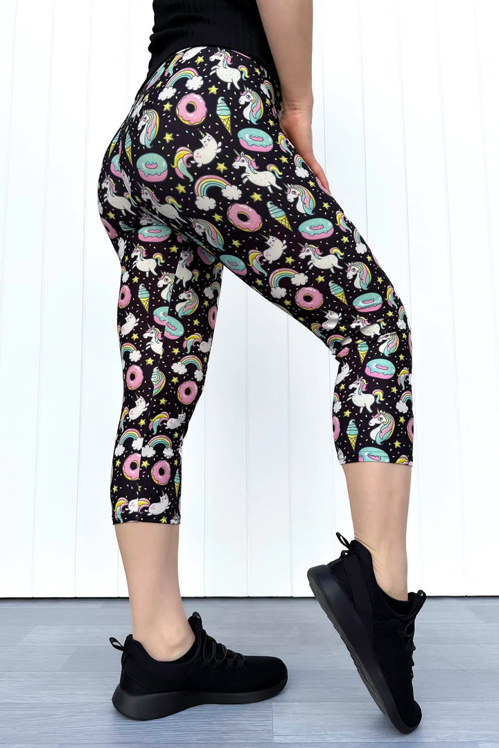 Caticorn Unicorn - Casual - Capri Leggings