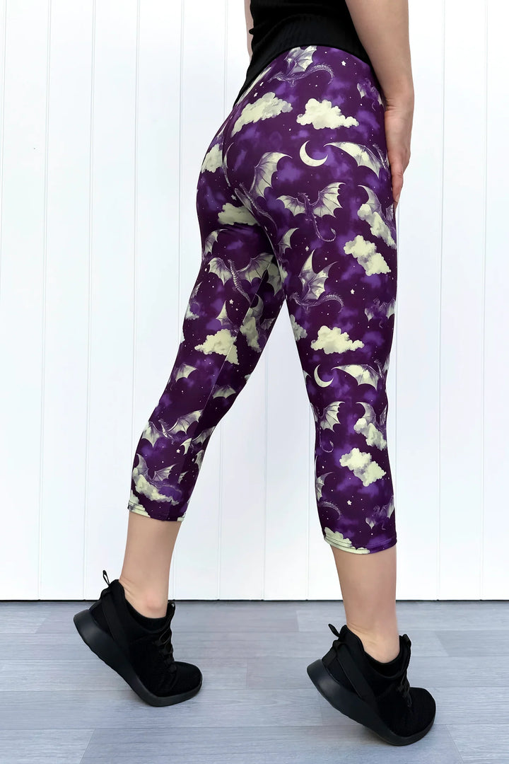 Dragon Wing - Casual - Capri Leggings