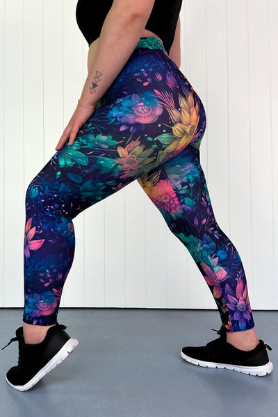 Scintillate Florals - Casual - Full Leggings