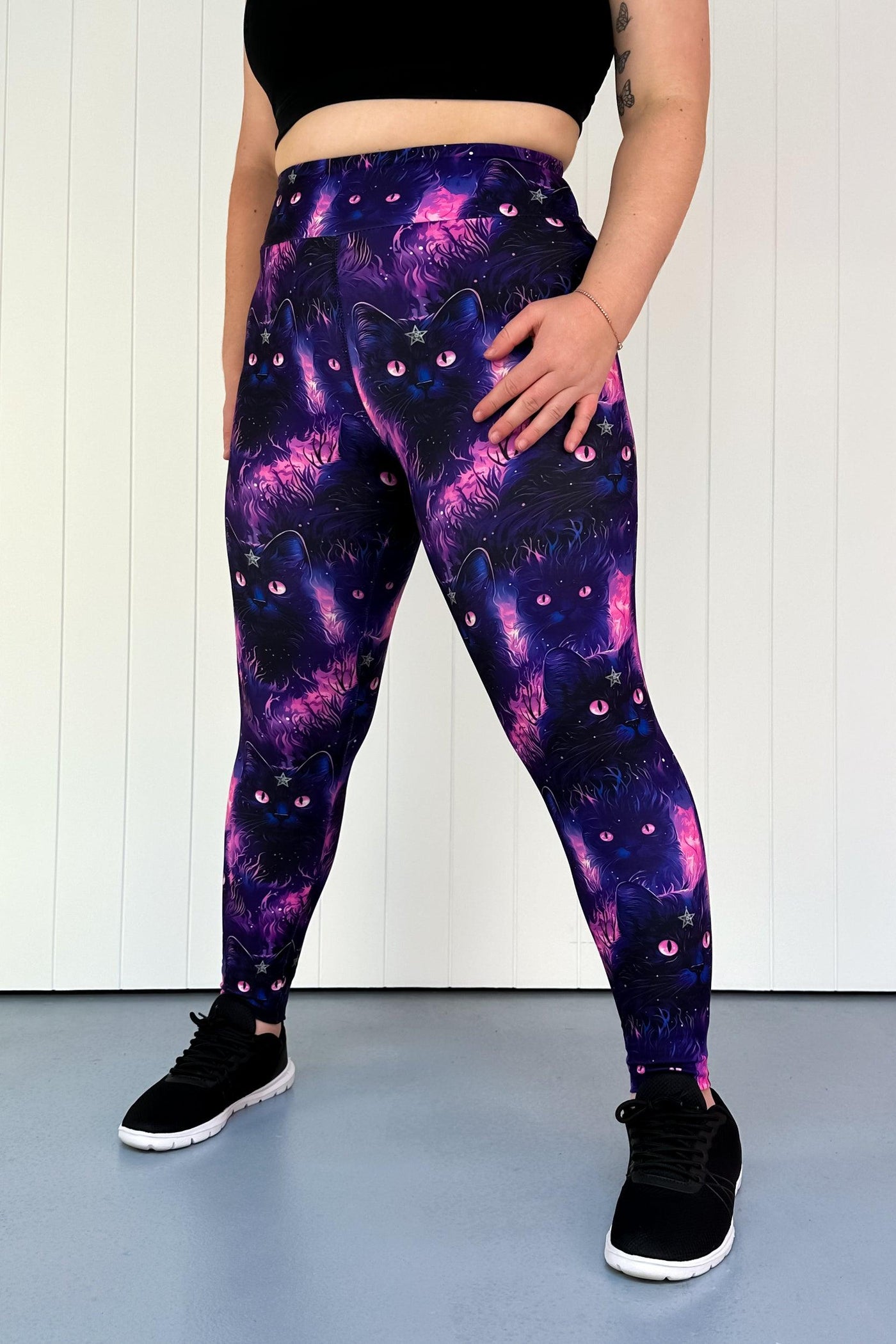 Wicca Cat - Casual - Full Leggings