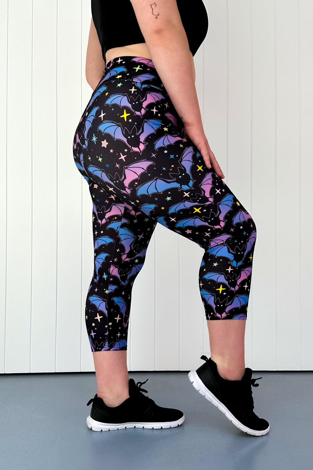 Going Batty - Casual - Capri Leggings