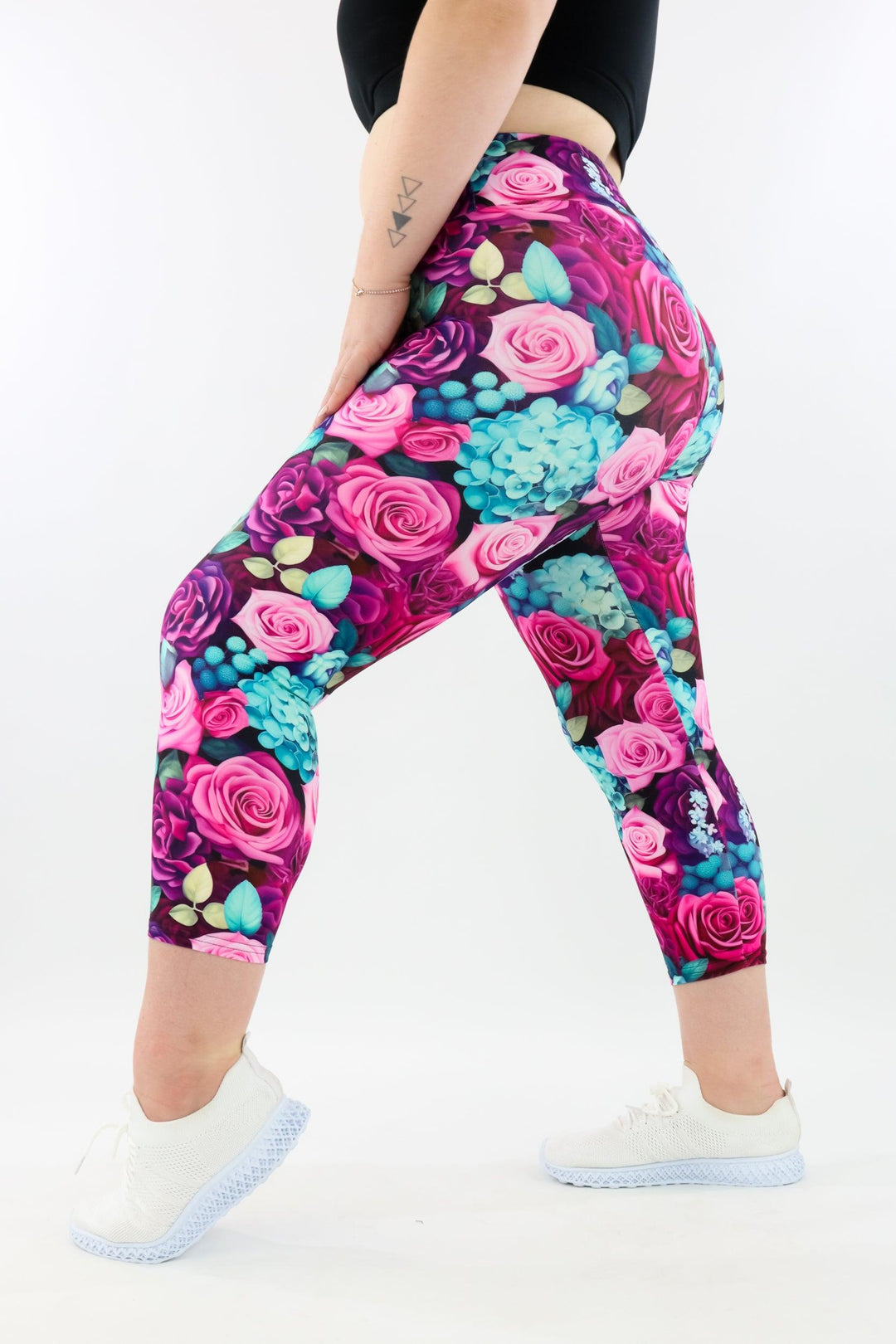 Premium Rose - Casual - Capri Leggings