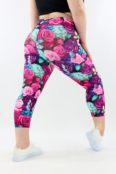 Premium Rose - Casual - Capri Leggings