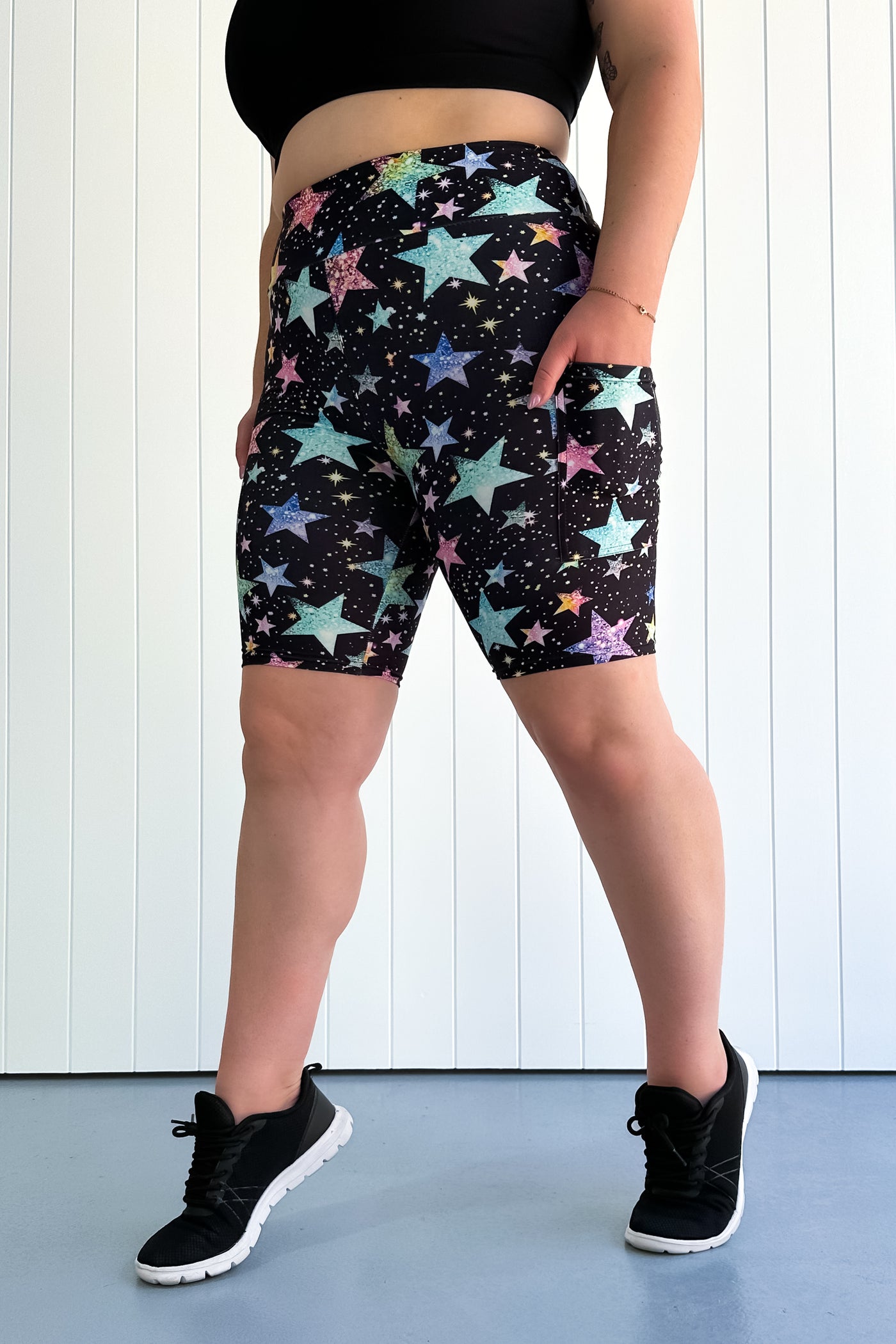 Sparkle Stars - Casual - Long Shorts - Pockets