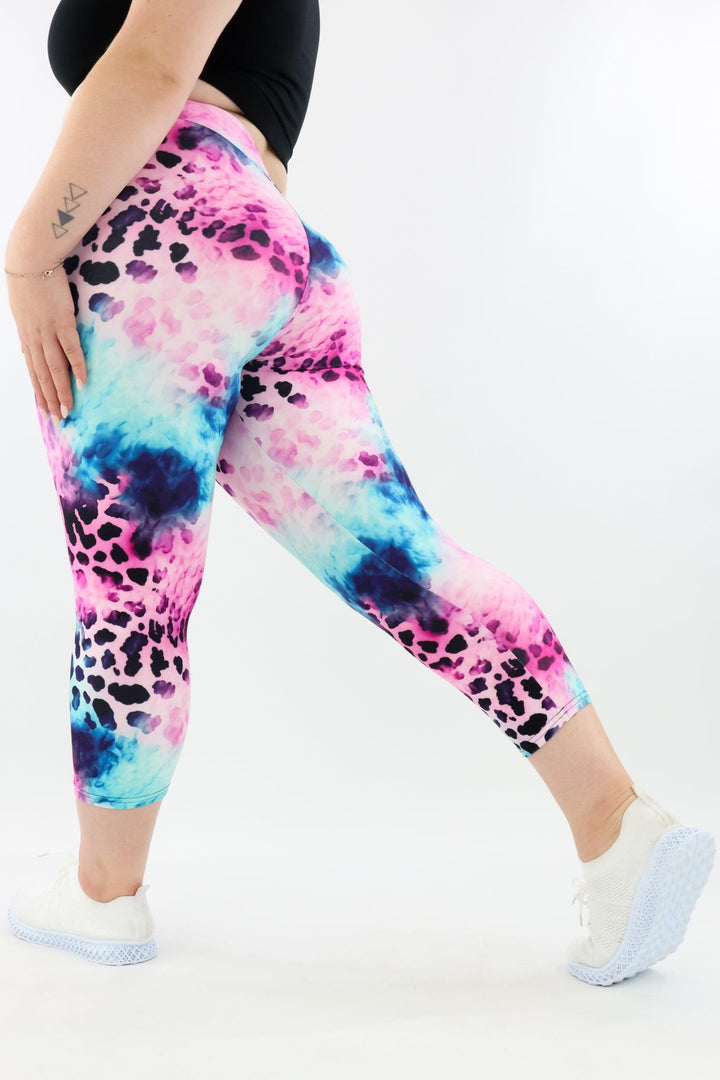 Leopard Ink - Casual - Capri Leggings