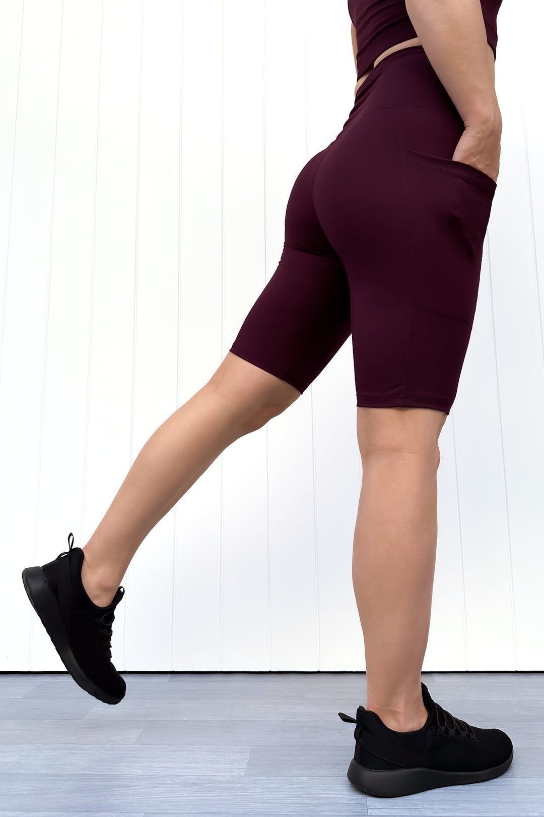 Plum - Long Shorts - Hybrid 2.0 - Pockets