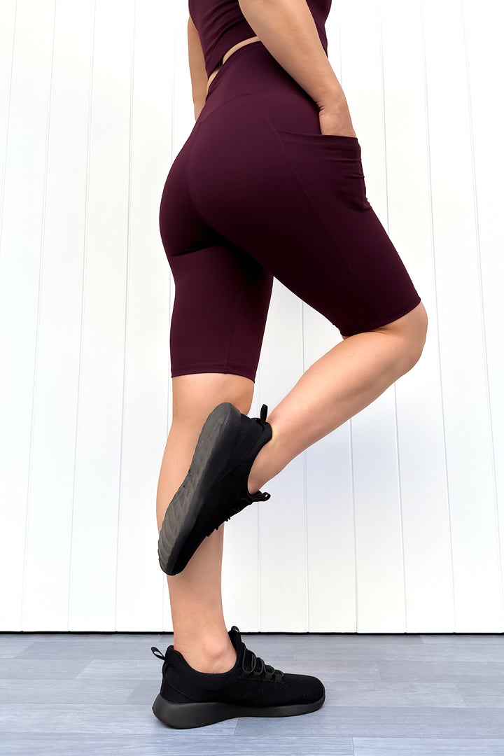 Plum - Long Shorts - Hybrid 2.0 - Pockets