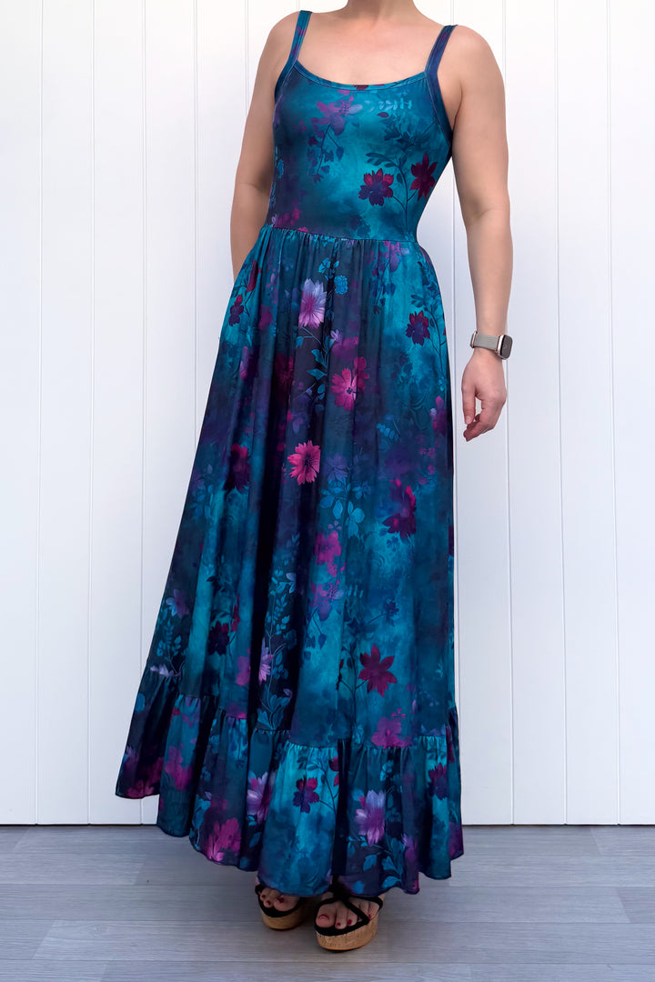 Celeste Maxi Dress - Ethereal Bloom - Pockets