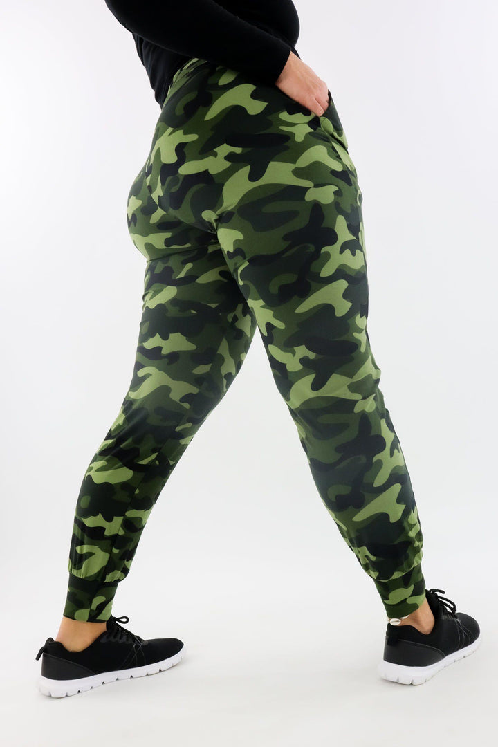 Olive Camo - Soft Joggers 2.0 - Pockets Hybrid Joggers Pawlie   