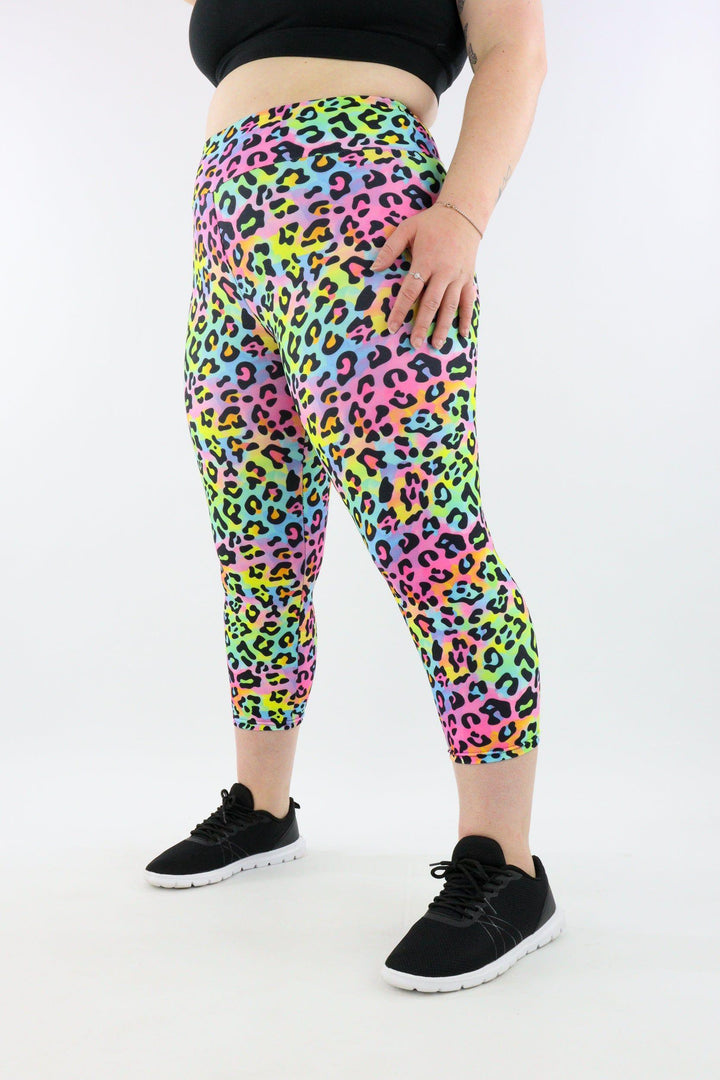 Colourpop Leopard - Casual - Capri Leggings Casual Capri Leggings Pawlie   