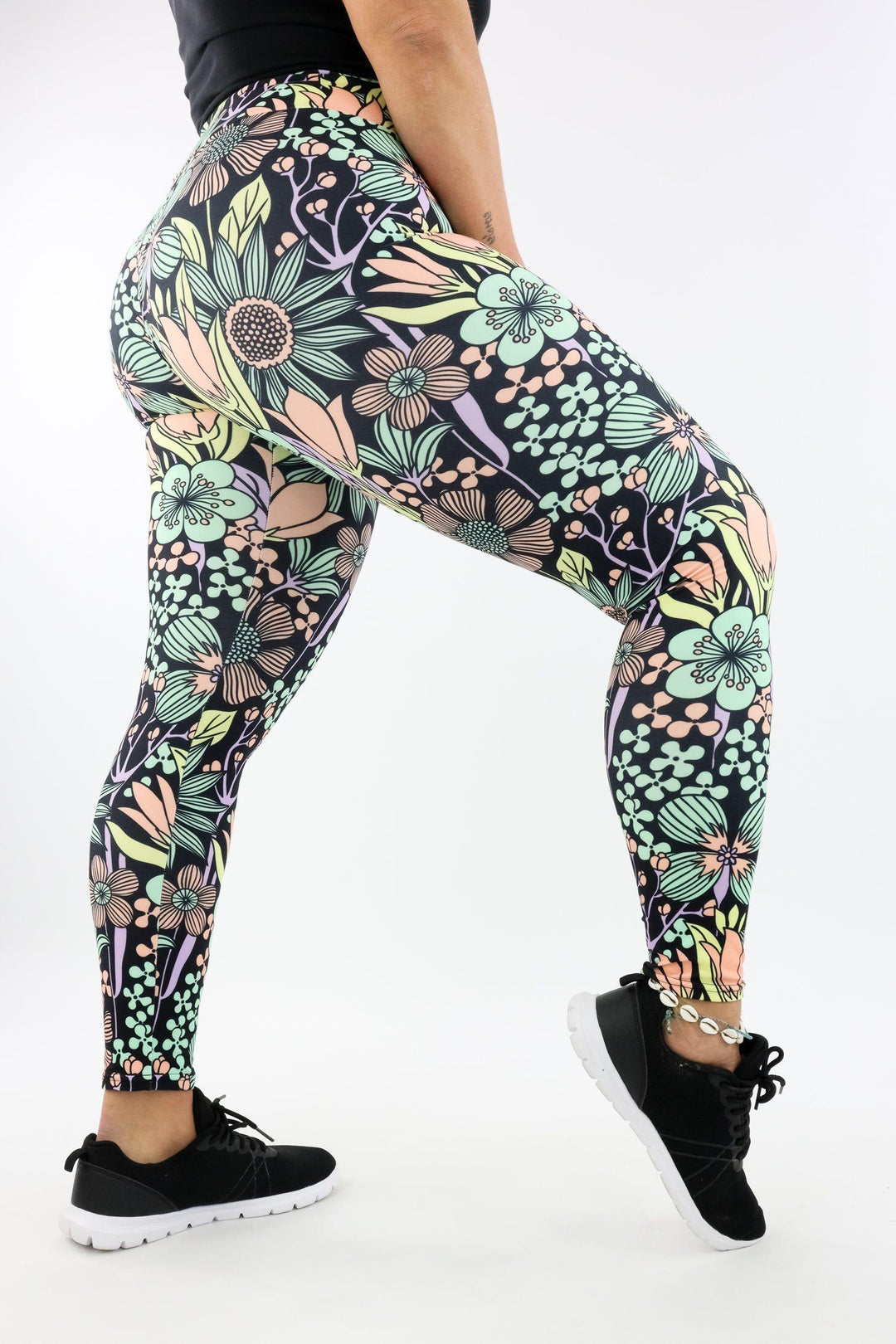 Flower Child - Casual - Full Leggings Casual Full Leggings Pawlie   