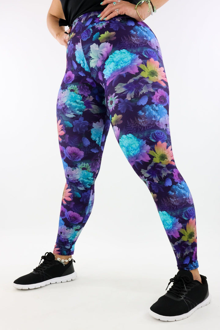 Tranquility Flora - Casual - Full Leggings Casual Full Leggings Pawlie   