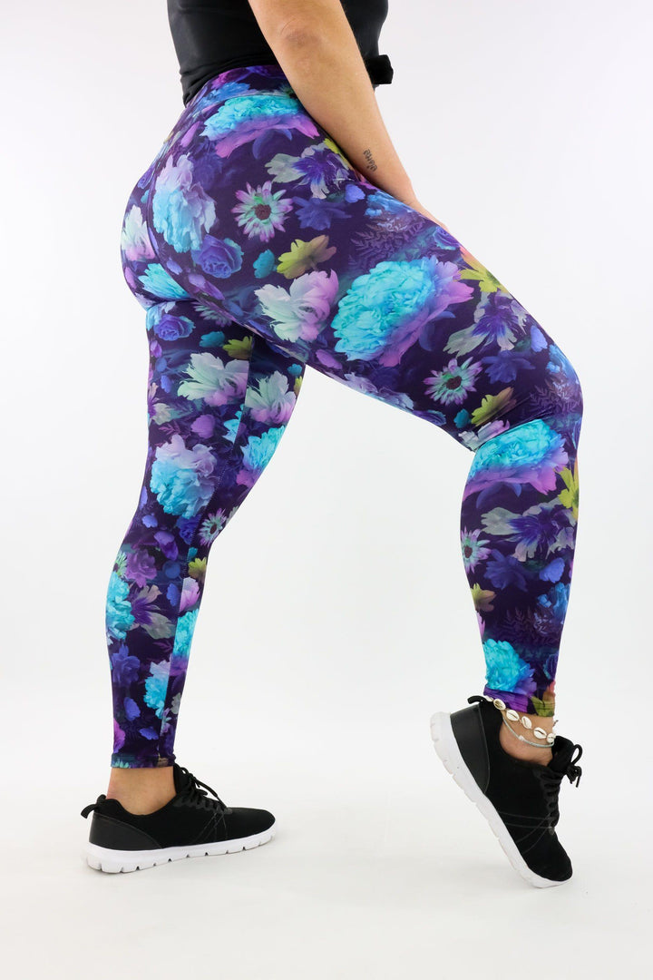 Tranquility Flora - Casual - Full Leggings Casual Full Leggings Pawlie   