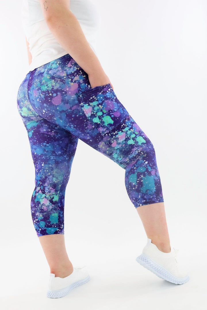 Art Universe - Casual - Capri Leggings - Pockets Casual Capri Leggings - Pockets Pawlie   