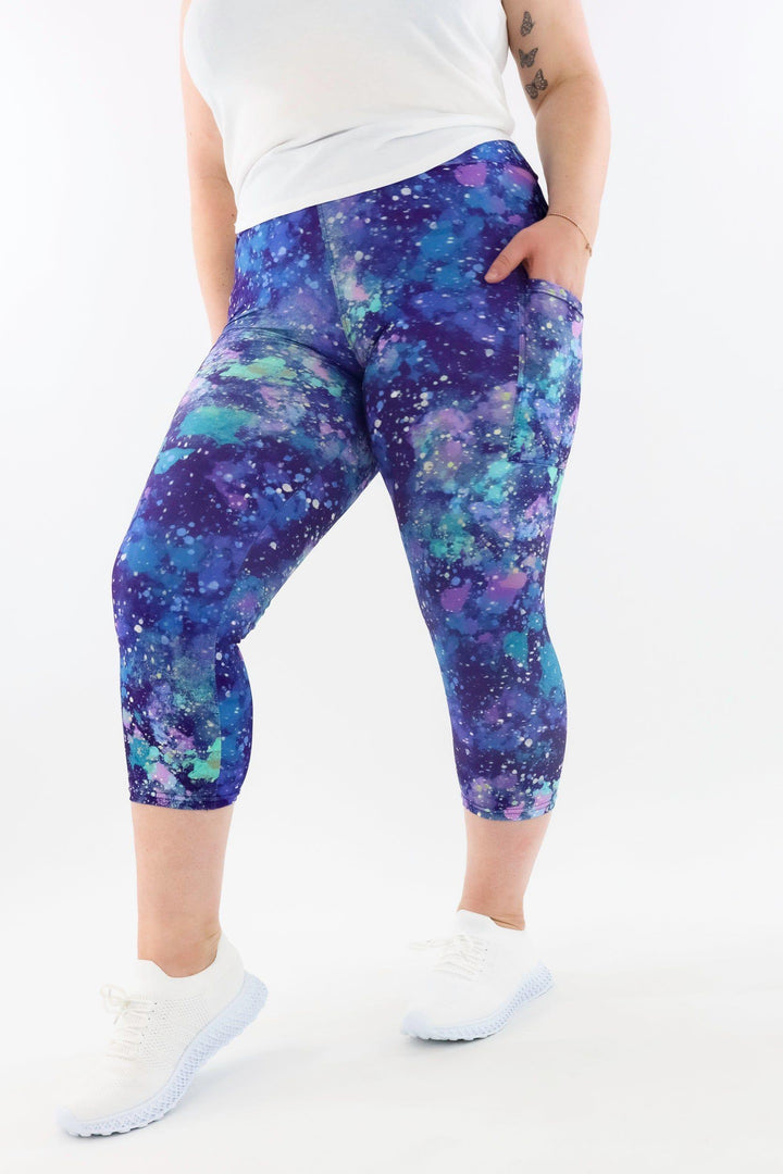Art Universe - Casual - Capri Leggings - Pockets Casual Capri Leggings - Pockets Pawlie   