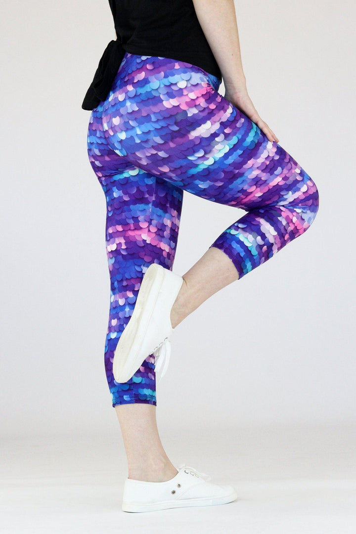 Sequin - Casual Capri Leggings Casual Capri Leggings Pawlie   
