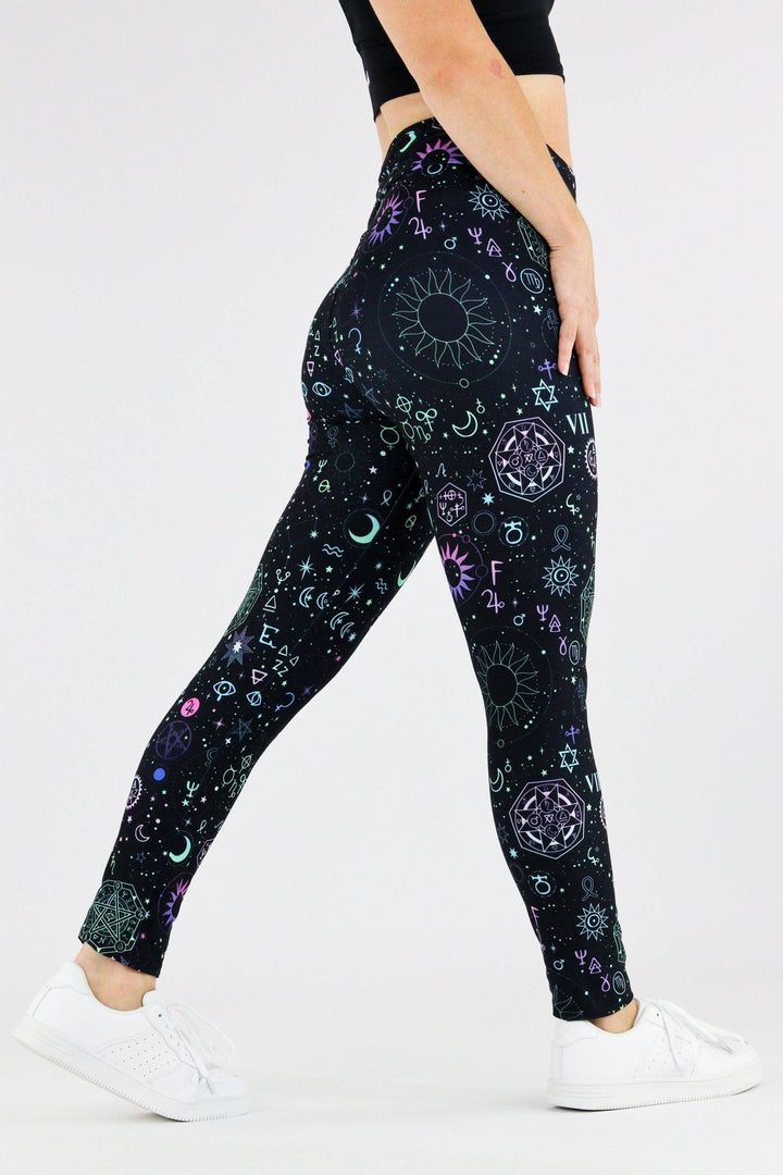 Witch Spells - Casual Leggings Casual Full Leggings Pawlie   