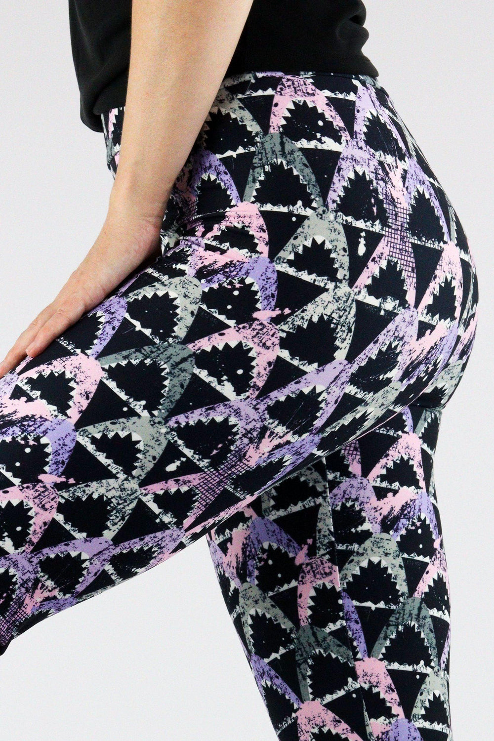 Shark Attack - Casual Capri Leggings Casual Capri Leggings Pawlie   