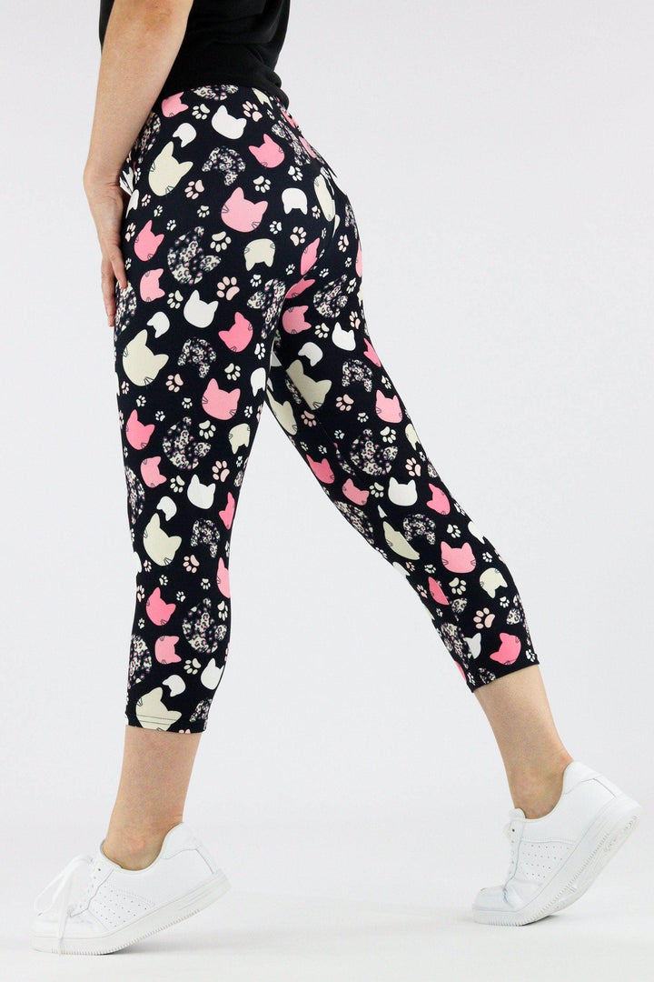 Cat Lady - Casual Capri Leggings Casual Capri Leggings Pawlie   