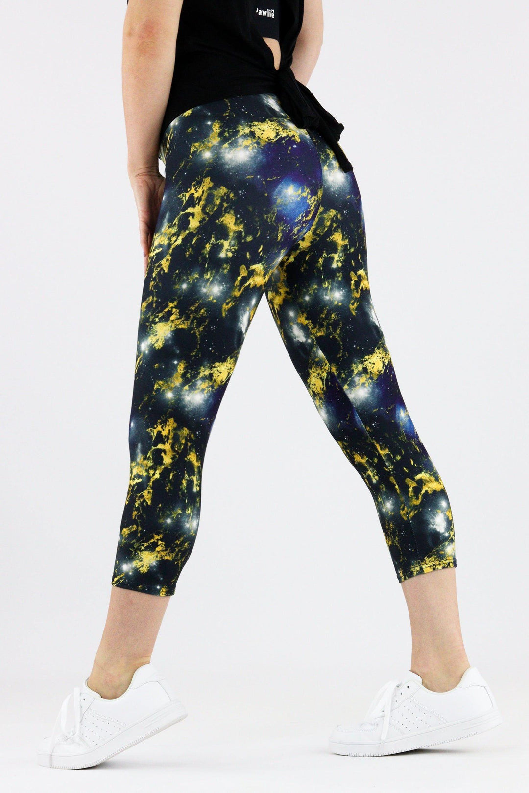 Marble Stars - Casual Capri Leggings Casual Capri Leggings Pawlie   