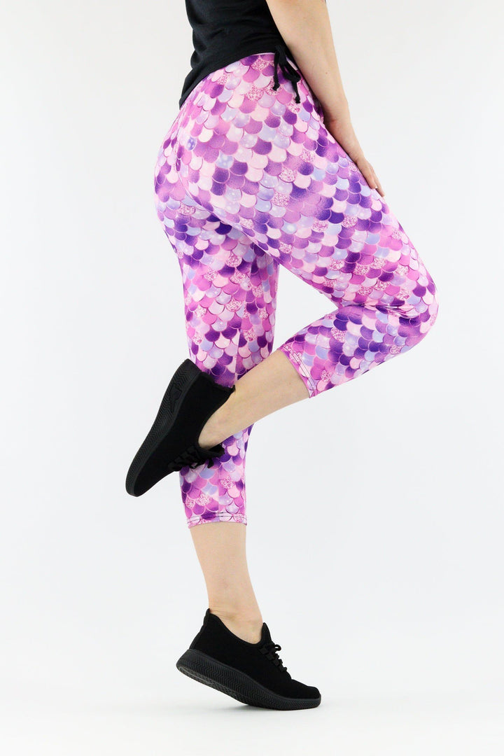Prestige Mermaid - Casual Capri Leggings Casual Capri Leggings Pawlie   