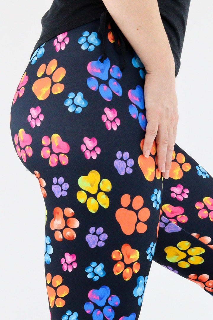 Paw Pigment - Casual Capri Leggings Casual Capri Leggings Pawlie   