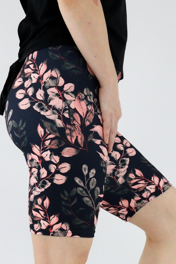 Vintage Watercolour Leaves - Casual - Long Shorts Casual Shorts Pawlie   