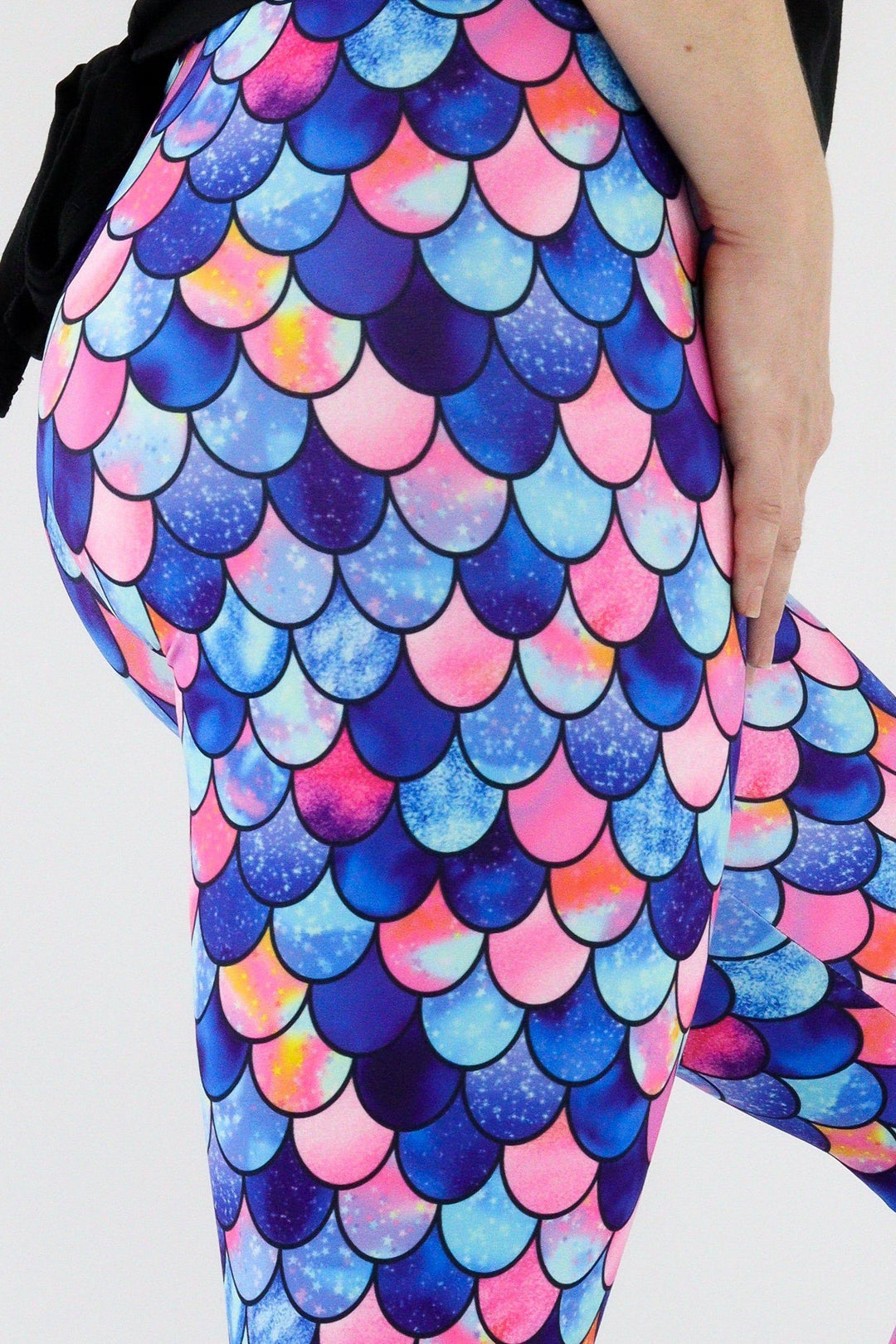 Mermaid For Each Other - Casual - Capri Leggings Casual Capri Leggings Pawlie   