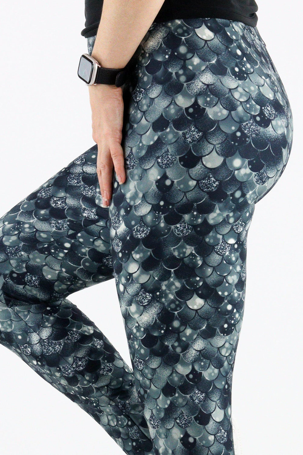 Raven Mermaid - Casual Full Leggings Casual Full Leggings Pawlie   