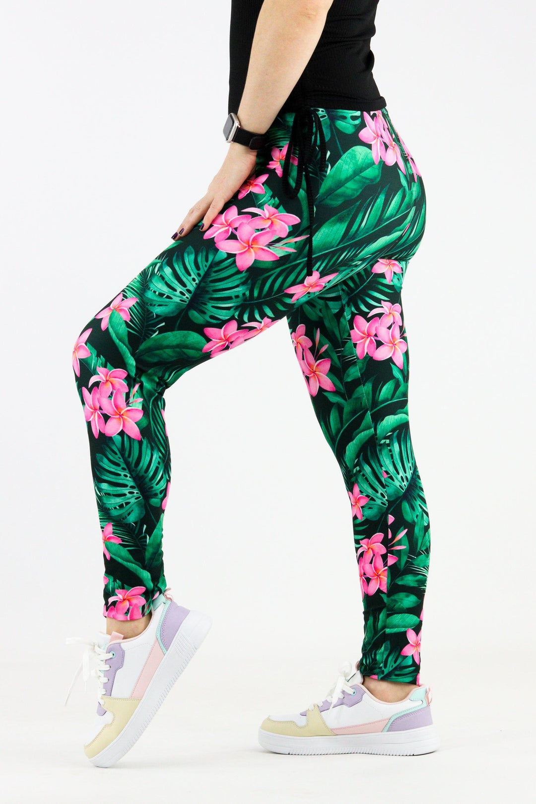 Tropical Oasis - Casual Full Leggings Casual Full Leggings Pawlie   