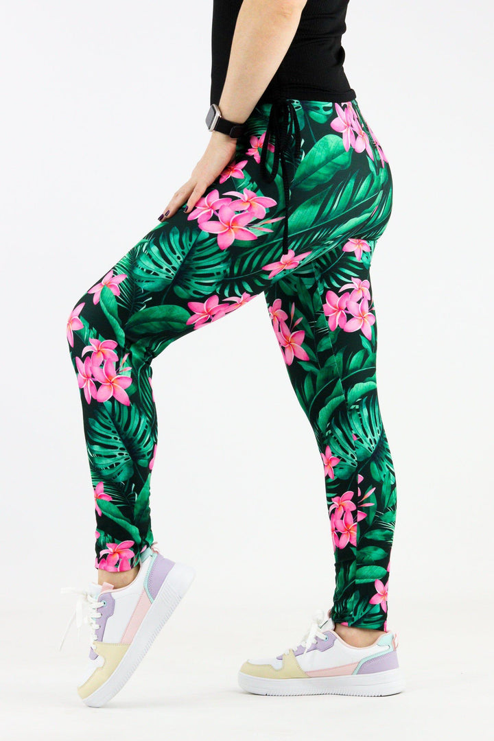 Tropical Oasis - Casual Full Leggings Casual Full Leggings Pawlie   