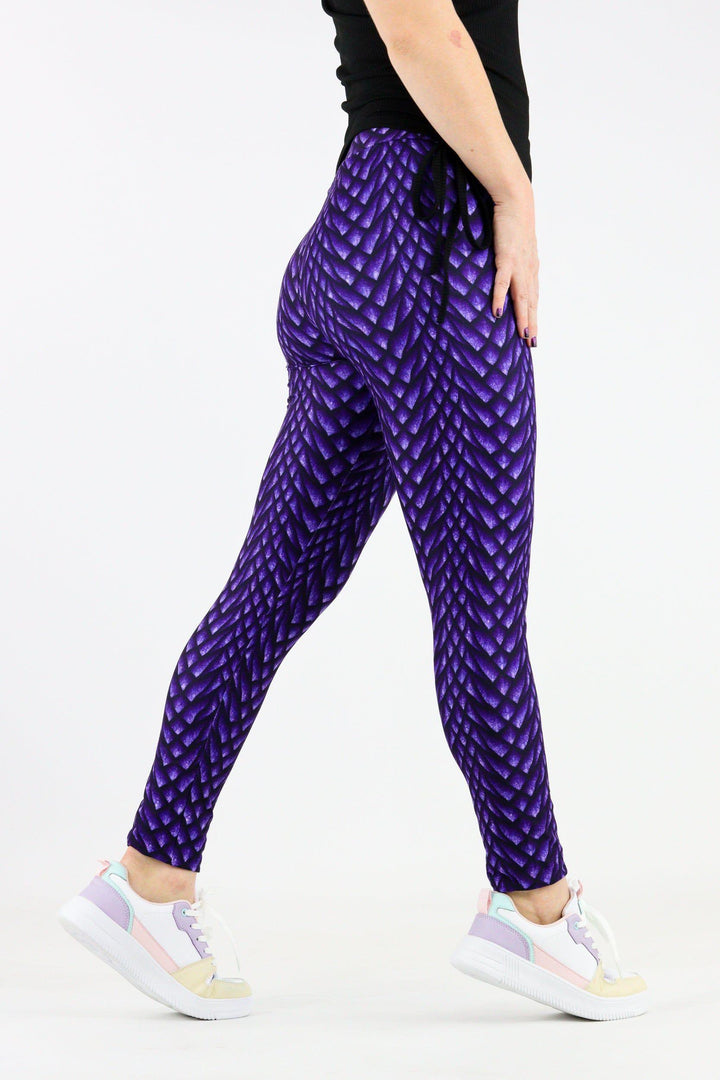 Purple Dragon - Casual Full Leggings Casual Full Leggings Pawlie   