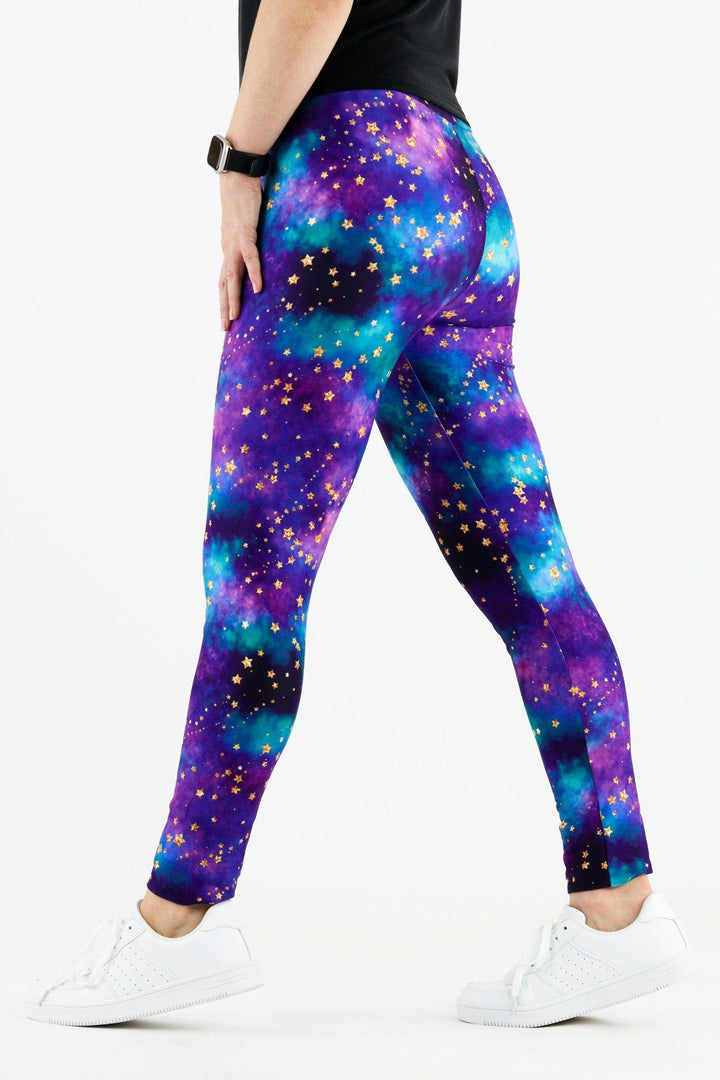 Universe Shimmer - Casual Full Leggings Casual Full Leggings Pawlie   