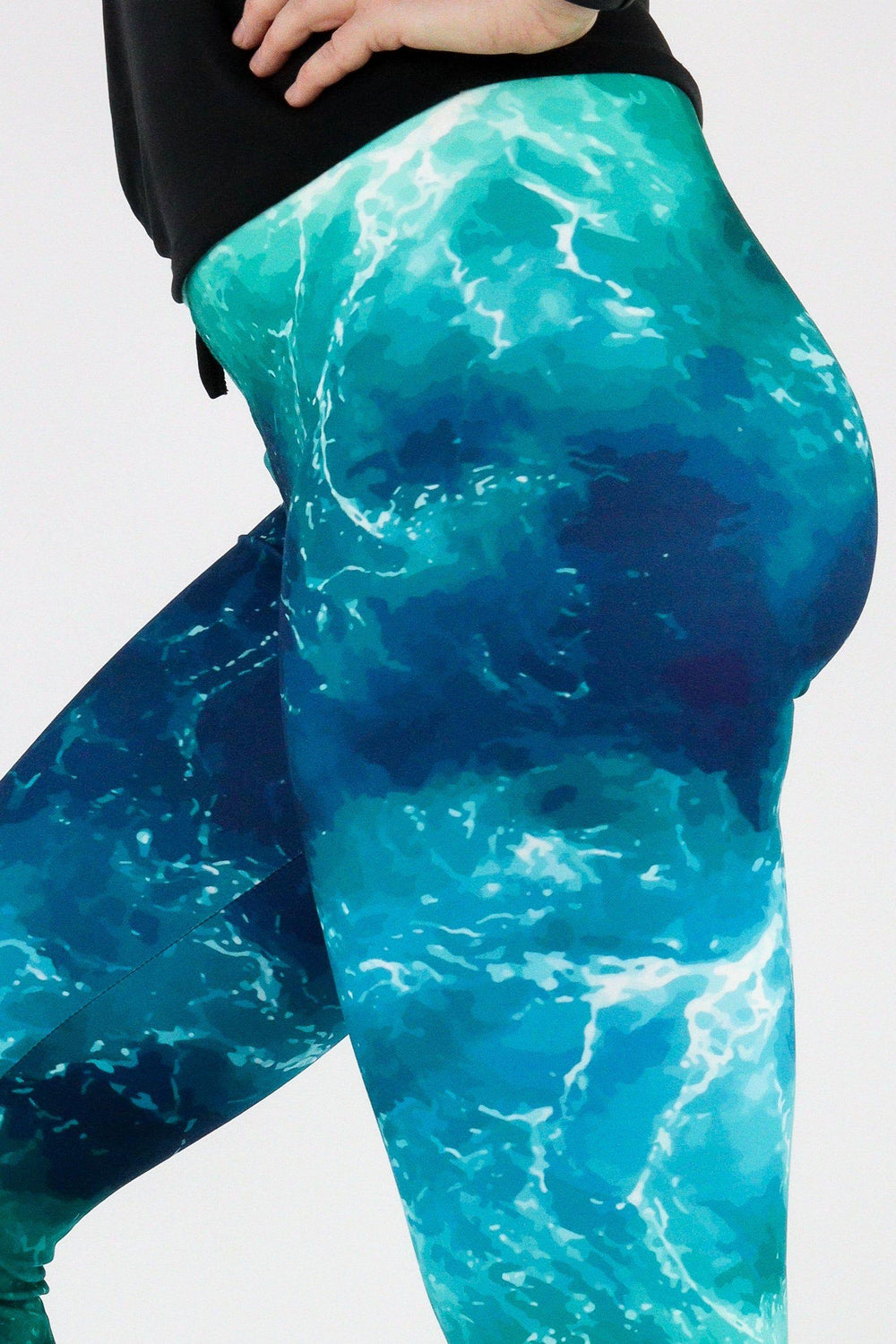 Powerful Ocean - Casual - Long Full Leggings Casual Full Leggings Pawlie   