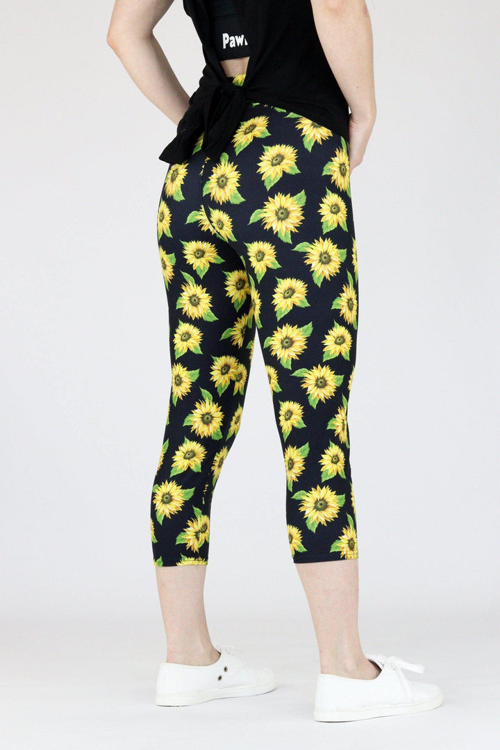 Sunflower - Casual Capri Leggings Casual Capri Leggings Pawlie   